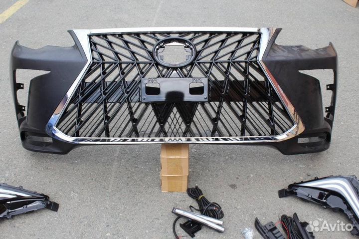 Fortuner 2015+ Бампер с дхо стиль Lexus TRD A9CN9