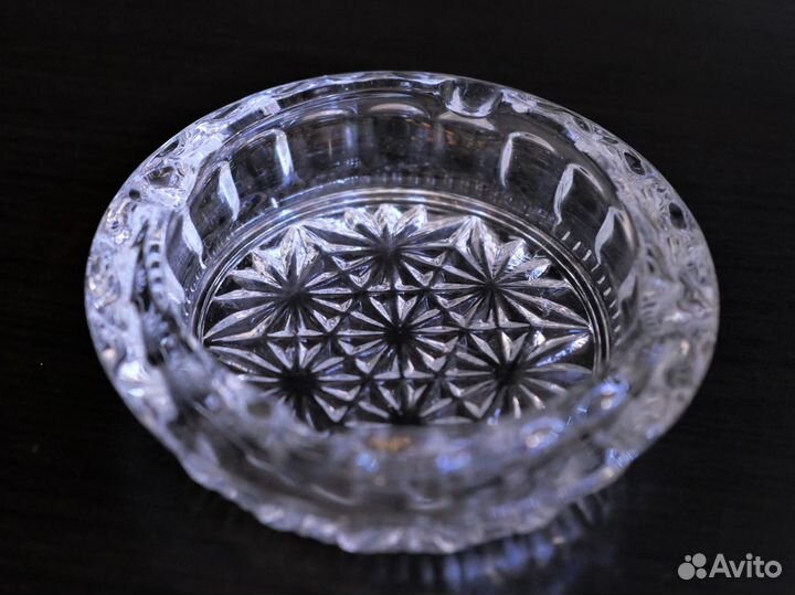 Пепельница хрустальная