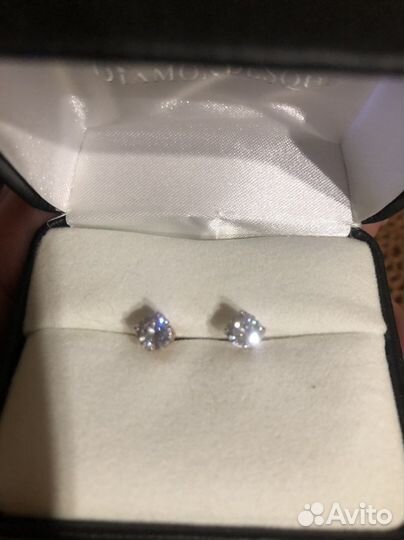 Swarovski серьги пусеты