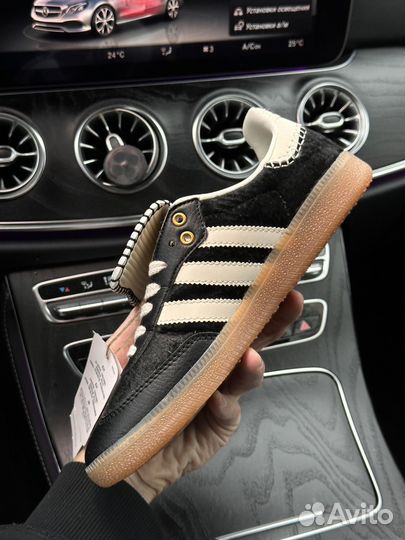 Кроссовки Adidas Samba Wales Bonner Pony Black