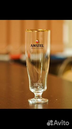 Набор пивных стакан amstel