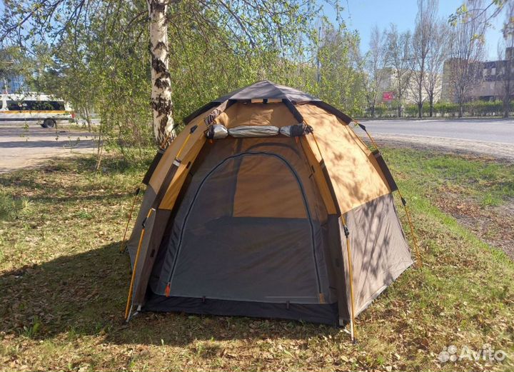 Туристическая 4х местная Автоматическая палатка