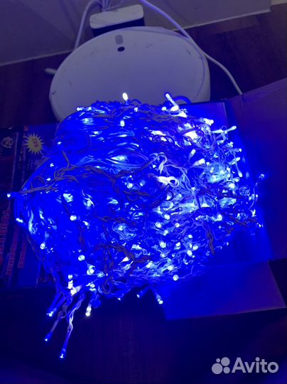 Электрогирлянда уличная Бахрома Светодиодная, 25 м