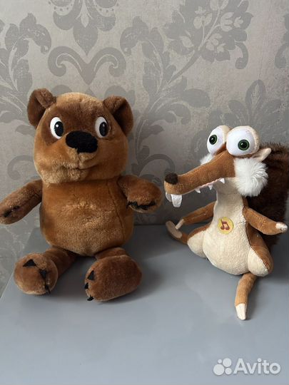 Фламинго собака Винни-пух мягкие игрушки