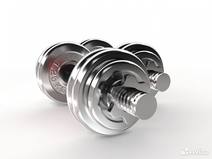 Набор гантелей unixfit в кейсе 15kg