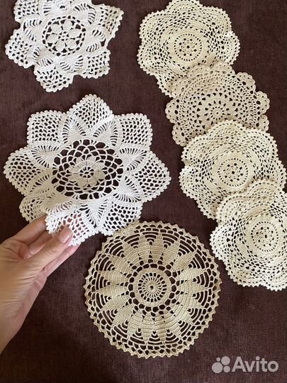 Салфетки вязаные крючком