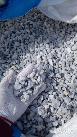 Мраморная крошка в мешках