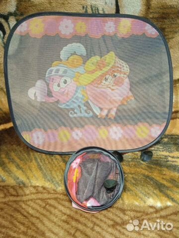 Занавески на боковые окна автомобиля, 2 шт