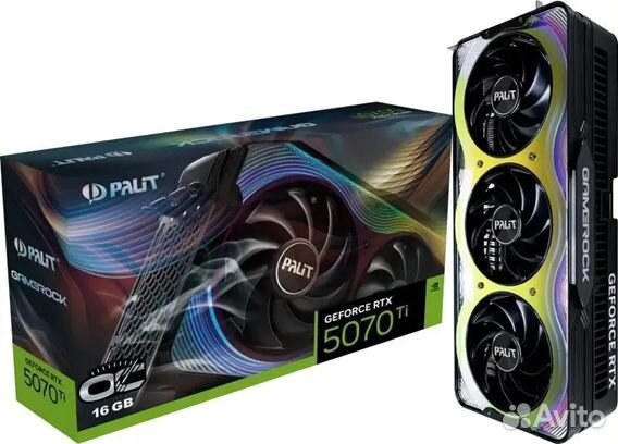 Palit GeForce RTX 5070 Ti gamerock OC 16G (NE7507TH19T2-GB2030G)