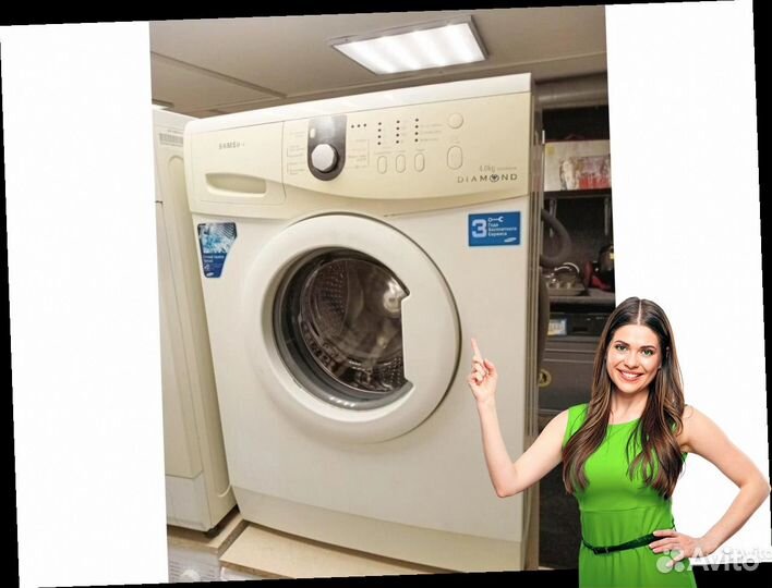 Стиральная машина Samsung бу 4кг. Гарантия 1 год