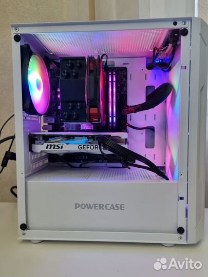 Игровой Пк Ryzen 5, Rtx 4060, Ddr4 16Gb, NVMe 1Tb