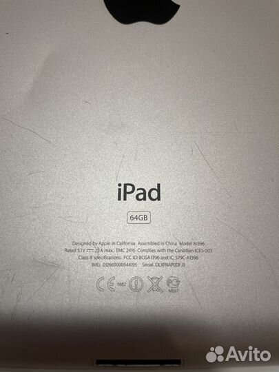 iPad 2 64gb WiFi+3G (на запчасти)