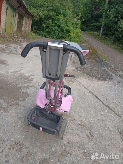 Трехколесный велосипед с родительской ручкой