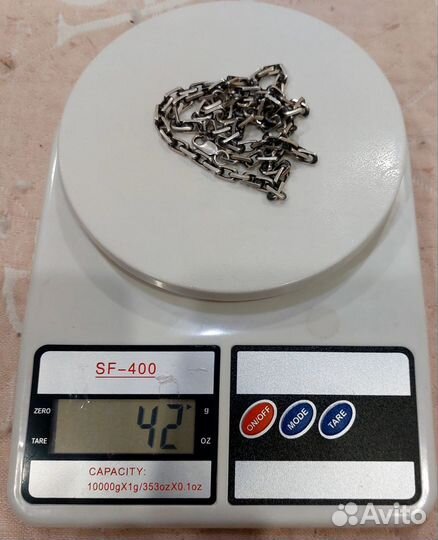 Цепь серебряная