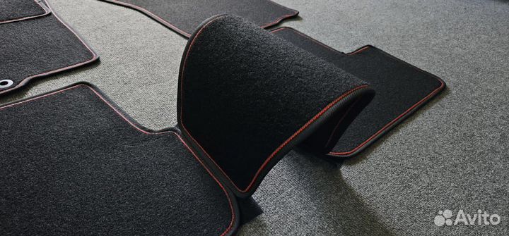 Ворсовые коврики для Mitsubishi Lancer X