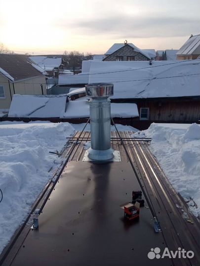 Монтаж систем вентиляции дымоходов в завьялово