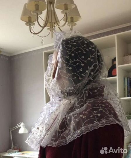 Платок православный С Биркой