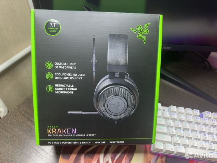 Наушники Razer Kraken multi-platform с гарантией