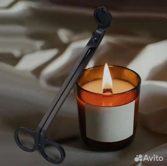 Триммер (ножницы) для свечей, цвет черный