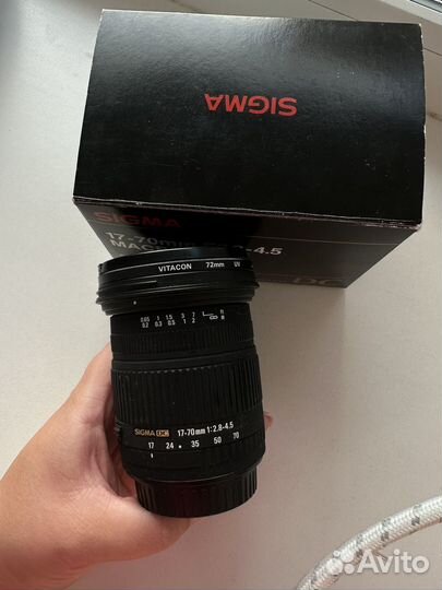 Объектив sigma 17-70mm