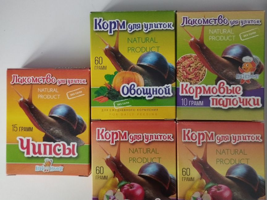 Корм для улиток