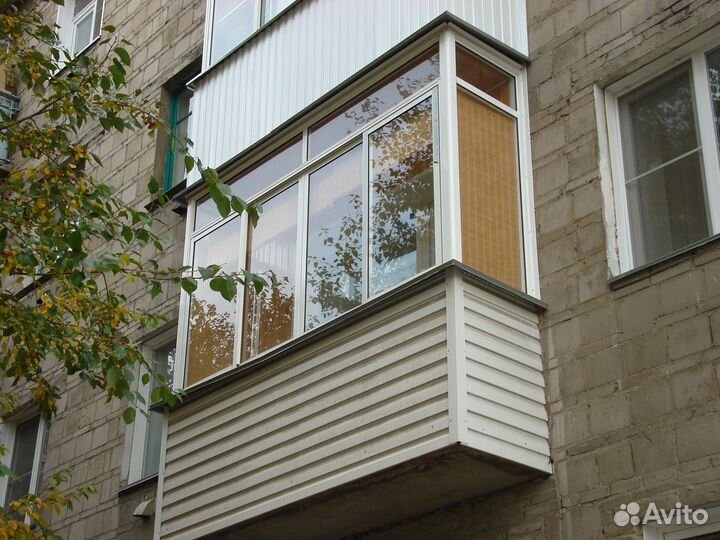 Остекление балконов в хрущевке