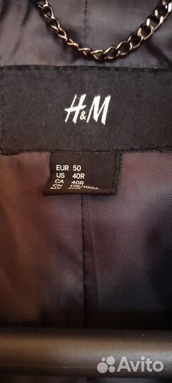 Полупальто мужское демисезонное 50 р. Фирма H&M