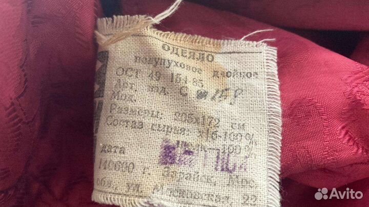 Одеяло полупуховое 2сп (натуральный пух/ перо)