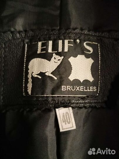 Кожаный плащ женский