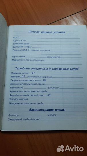 Дневник школьный