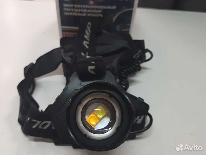 Налобный фонарь аккумуляторный