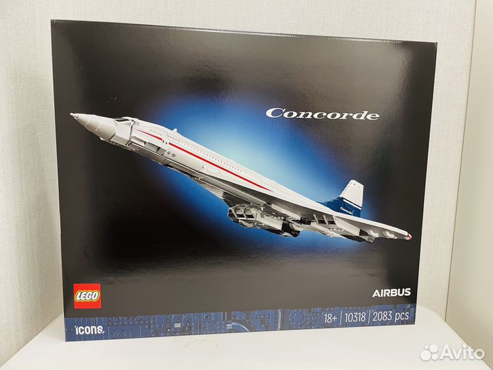 10318 Lego icons Самолет Конкорд