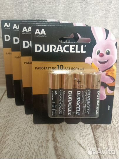 Батарейки duracell -16шт
