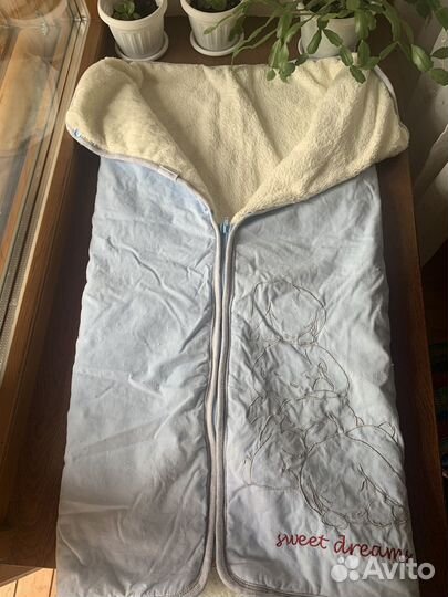 Спальный мешок детский, конверт, одеяло