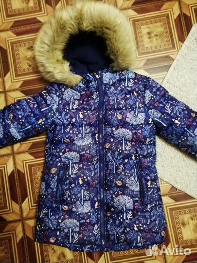 Куртка зимняя для девочки 122