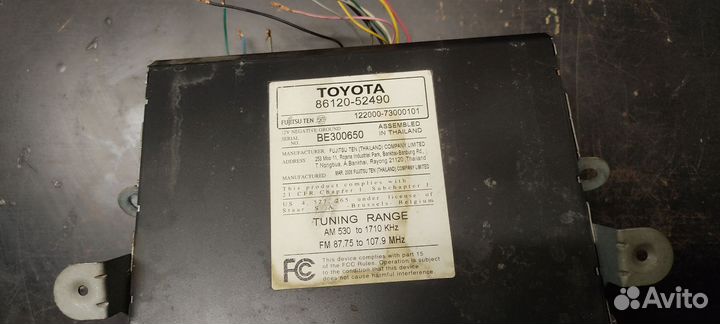 Магнитола Toyota Bb Scion XB