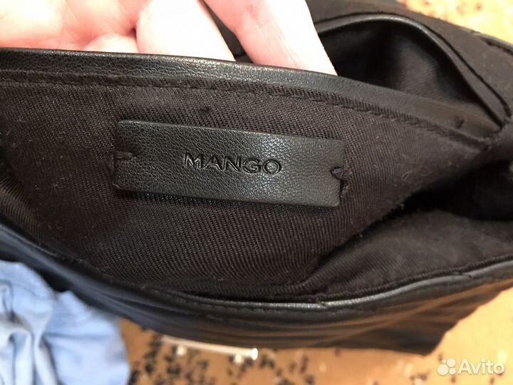 Сумка женская mango мягкая экокожа