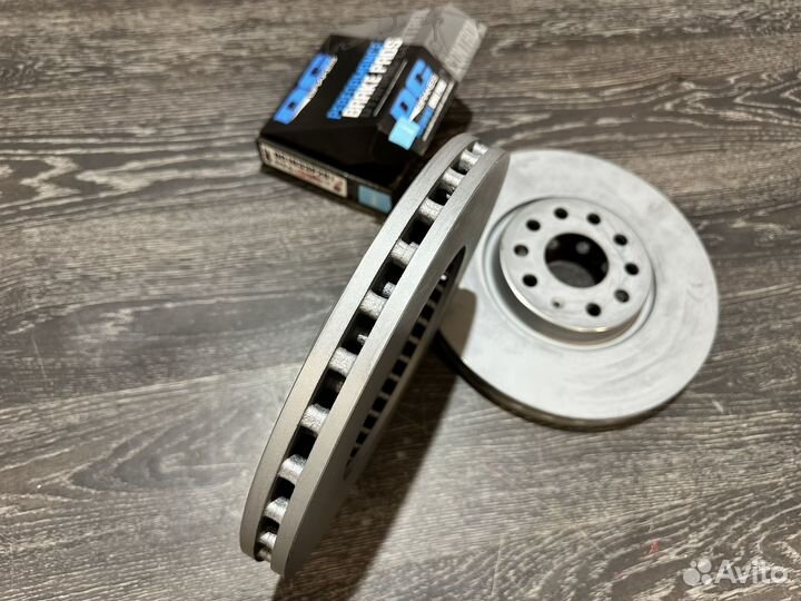 Диски колодки на переднюю ось 314/30 MQB