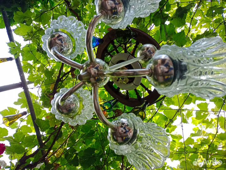 Люстра потолочная подвесная бу