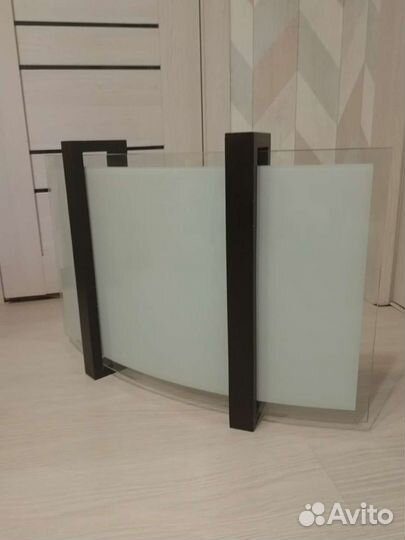 Люстра подвесная. Дерево, стекло