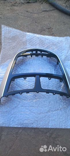 Рамка для 2 din магнитолы hyundai solaris