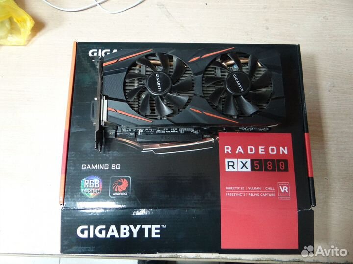 Видеокарта rx580 8gb