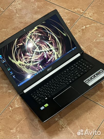 Игровой ноутбук acer 17.3/ssd1 tb/20gb