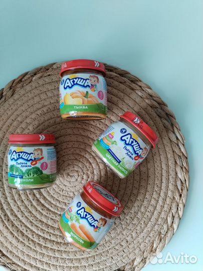 Овощное пюре агуша