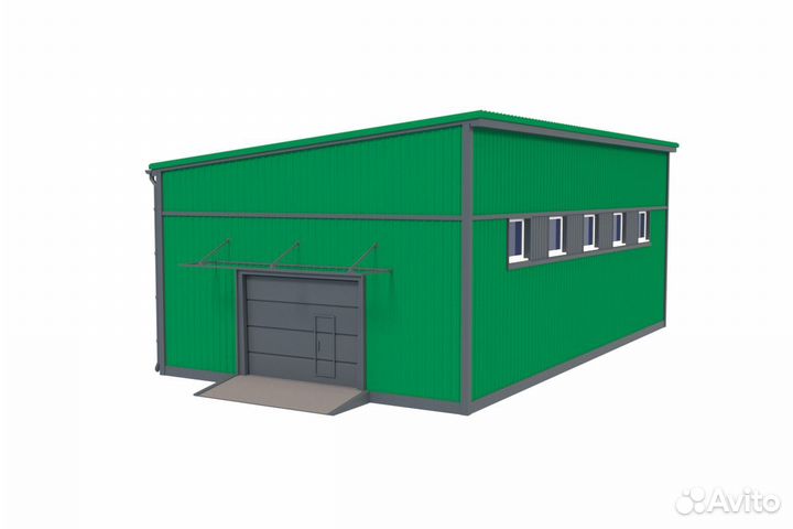 Быстровозводимые склады, ангары из сэндвич панелей