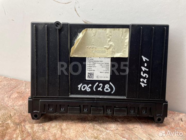 Блок управления vecu DAF XF 106 2018 2176060