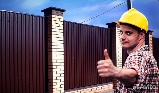 Забор,ворота, под ключ, без предоплаты и т.д в Красноярске | Услуги | Авито