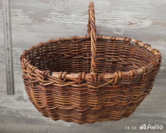 Корзины плетеные из ивы. Ручная работа