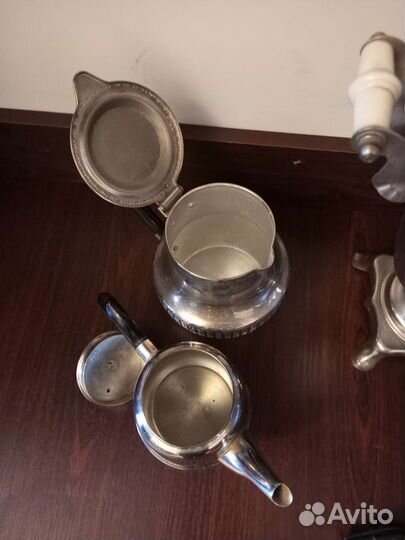 Самовар электрический СССР с 3 чайниками