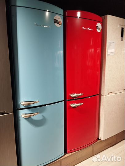Холодильник ретро новый